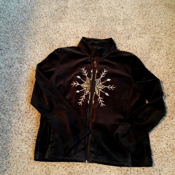 ❄️0nque Casuals/Velour Jacket/LET IT SNOW - Picture 5 of 5